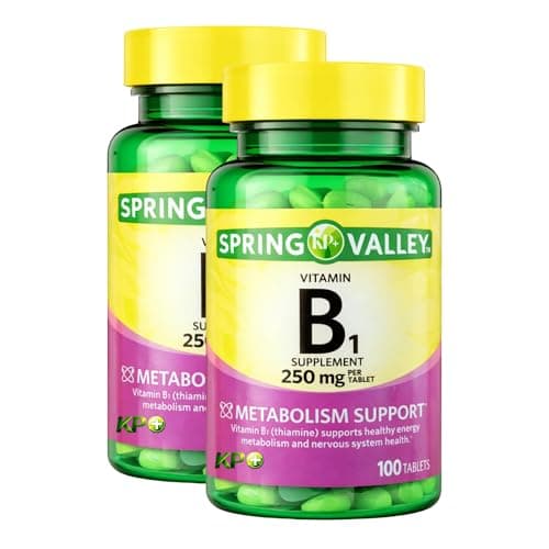 KP+ Vitamin B1 250 mg | Thiamine Supplement for Energy…
