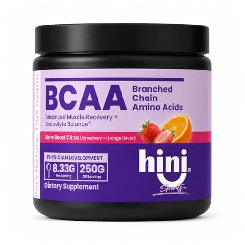 HINI BCAA Powder, 2:1:1 Branched Chain Amino Acids…