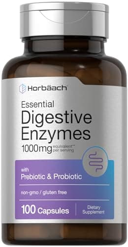 Horbäach Essential Digestive Enzymes | 100 Capsules | Enzyme…