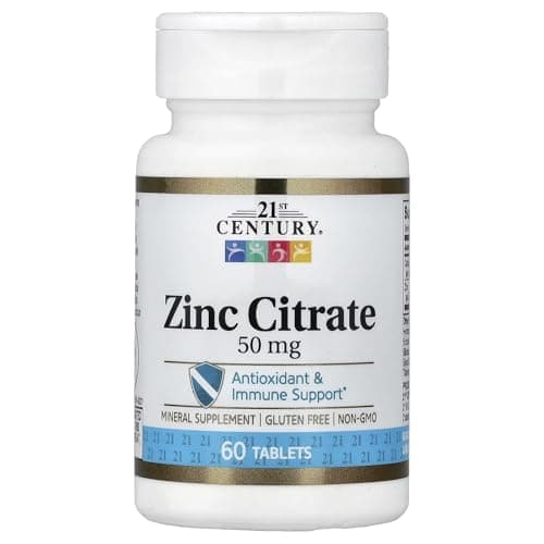 21st Century Zinc Citrate 50mg Tablets