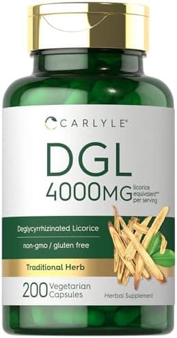 Carlyle DGL | 200 Capsules | Deglycyrrhizinated Licorice