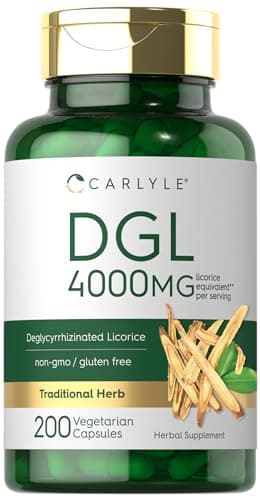 Carlyle DGL | 200 Capsules | Deglycyrrhizinated Licorice