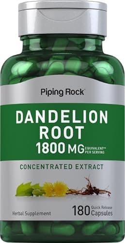 Piping Rock Dandelion Root Extract | 180 Capsules | Herbal…