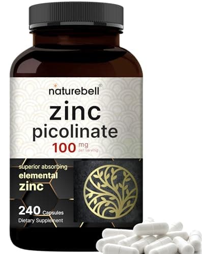 High Potency Zinc Picolinate 100mg - 240 Capsules