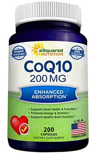 aSquared Nutrition CoQ10 (200 Capsules and 200mg) - High…