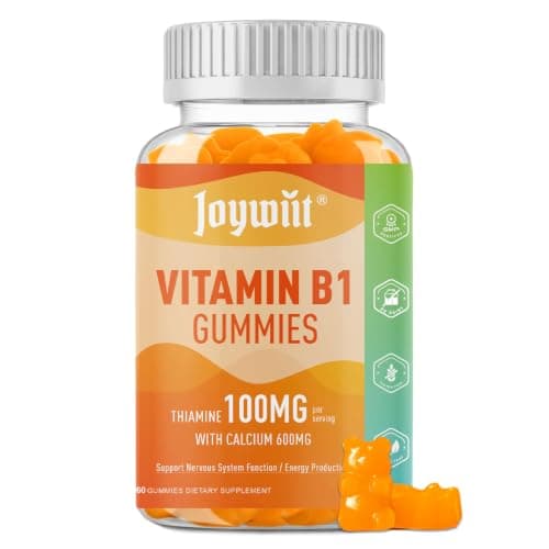 Vitamin B1 Gummies 100mg for Adults & Kids