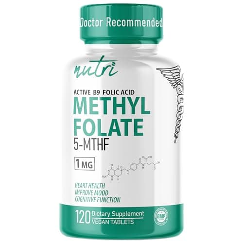 Nutri 5-MTHF L Methylfolate 1MG - 4 Month Supply
