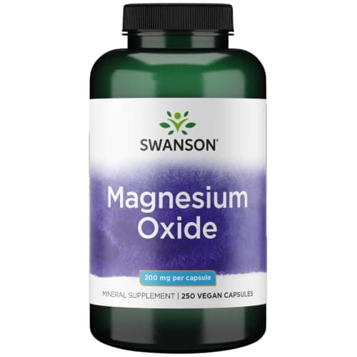 Swanson Magnesium 200 Milligrams 250 Capsules
