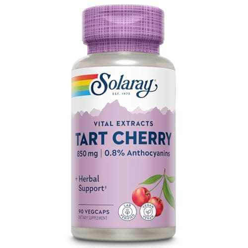 Solaray Tart Cherry Fruit Extract 850 mg, 90 VegCaps