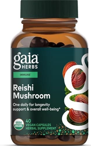 Gaia Herbs Reishi Mushroom - Traditionally Used to Support…