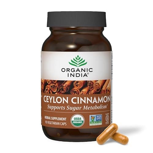 ORGANIC INDIA Ceylon Cinnamon Supplement - Organic Ceylon…