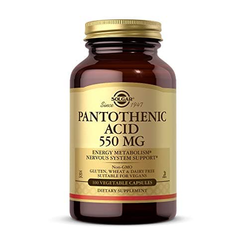 Solgar Pantothenic Acid 550 mg Vegetable Capsules Vitamin B5…