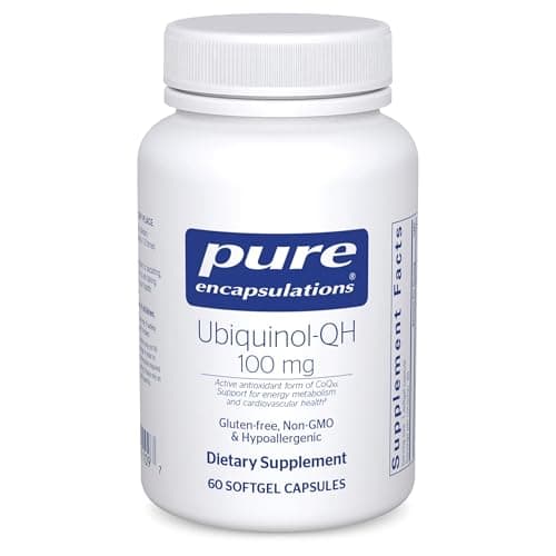 Pure Encapsulations Ubiquinol-QH - 100 mg CoQ10 - Supports…