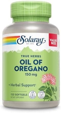 SOLARAY Oil of Oregano 150 mg Softgels, 120 Softgels
