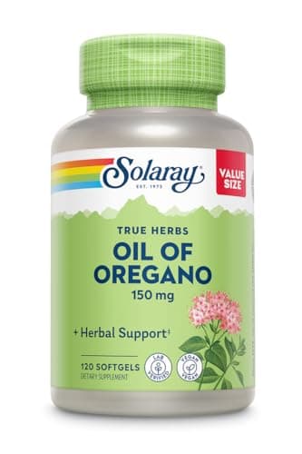 SOLARAY Oil of Oregano 150 mg Softgels, 120 Softgels
