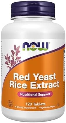 NOW Supplements, Red Yeast Rice (Monascus purpureus) 1,200 mg…