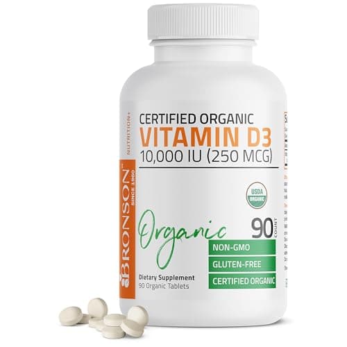 Vitamin D3 10,000 IU for Immune Support, Healthy Muscle…