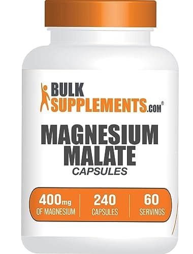 BulkSupplements.com Magnesium Malate Capsules - Magnesium…