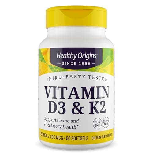 Healthy Origins Vitamin D3 & K2 - Vitamin D3