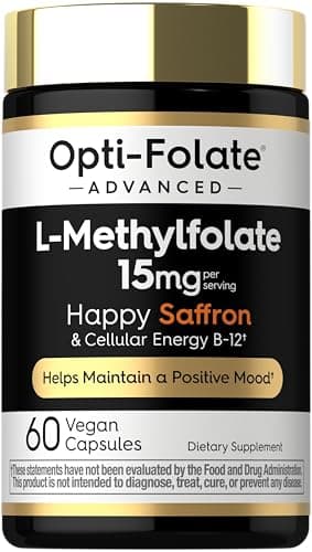 Carlyle L Methylfolate 15mg | 60 Capsules | with Methyl B12…