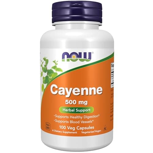 NOW Foods Supplements, Cayenne (Capsicum annuum) 500 mg…