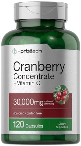 Horbäach Cranberry Concentrate Extract Pills + Vitamin C | 120…