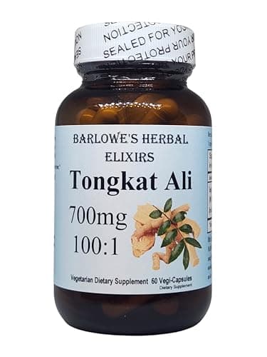 Tongkat Ali 100:1 Extract Powder 700mg - 60 Veggie Capsules