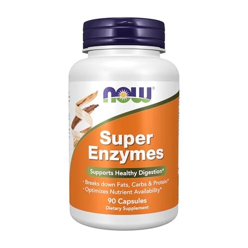 NOW Supplements, Super Enzymes, Formulated with Bromelain, Ox…