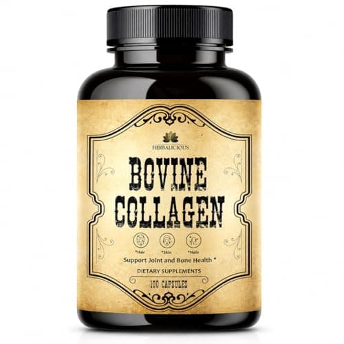 HERBALICIOUS Bovine Collagen Supplements for Men and Women…