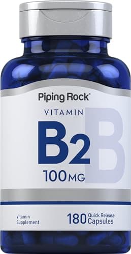 Piping Rock Vitamin B2 100mg | 180 Capsules | Riboflavin…
