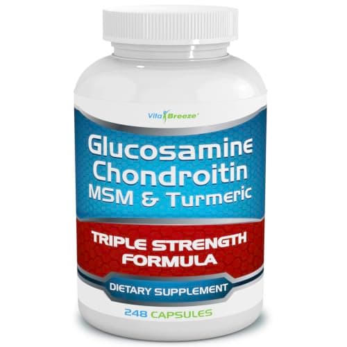 VitaBreeze Glucosamine Chondroitin MSM & Turmeric Supplement