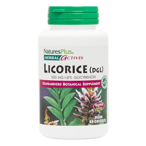 NaturesPlus Herbal Actives Licorice (DGL) Capsules - 60…