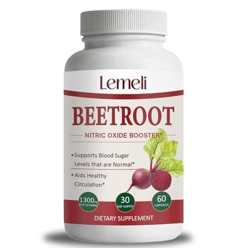 Morvyn Lemeli Beetroot 1300mg,Beet Root Capsules, 60 Capsules