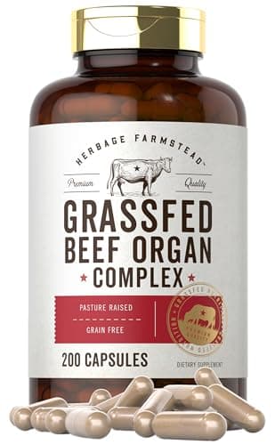 Carlyle Grass Fed Beef Organ Complex | 200 Capsules | Pasture…