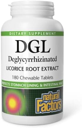 Natural Factors DGL Chewable - Digestive Support Supplement…