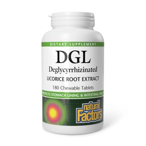 Natural Factors DGL Chewable - Digestive Support Supplement…