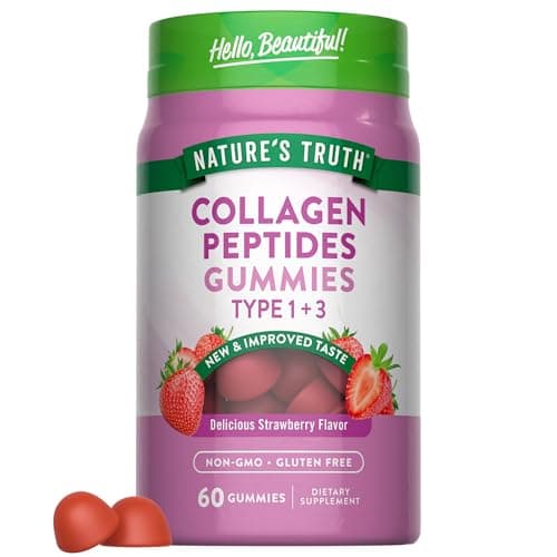 Nature's Truth Collagen Peptide Gummies for Women | 60 Count…