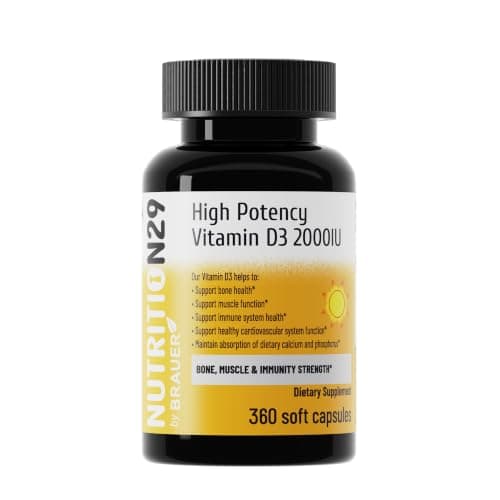 Vitamin D3 2000 IU (50 mcg) 360 Day Supply