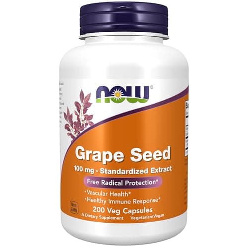 NOW Foods Supplements, Grape Seed 100 mg - Standardized…