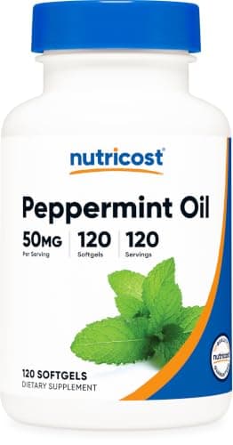 Nutricost Peppermint Oil Softgels (50 MG) 120 Softgels