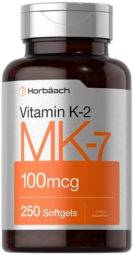 Horbäach Vitamin K2 MK7 100mcg | 250 Softgels | Non-GMO