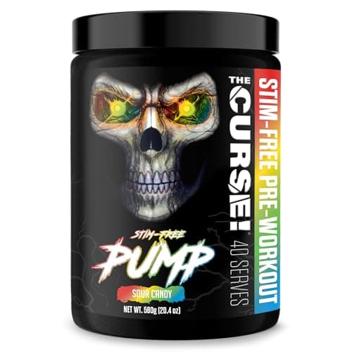 JNX SPORTS The Curse! Pump Pre Workout Powder - Stim-Free Pre…