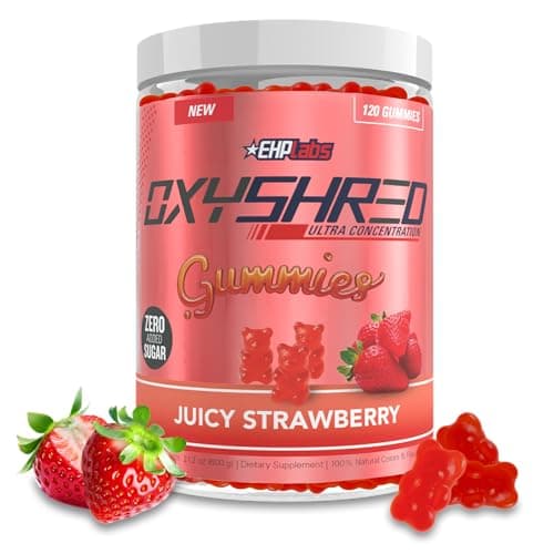 EHP Labs OxyShred Gummies - Pre Workout Gummies & Energy Chews…