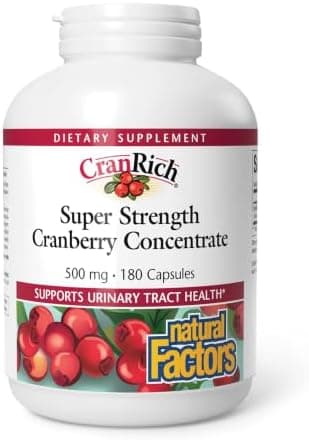 Natural Factors CranRich Super Strength Cranberry Concentrate…