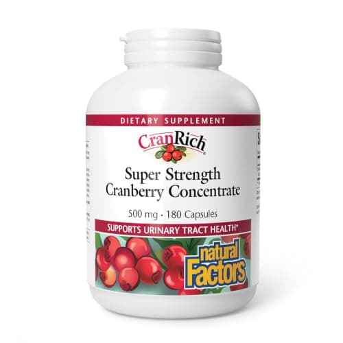 Natural Factors CranRich Super Strength Cranberry Concentrate…