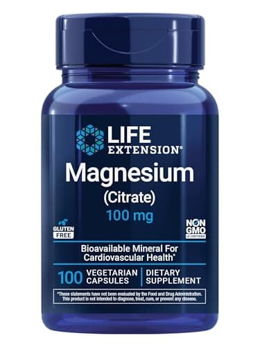 Life Extension Magnesium Citrate 100 mg Vegetarian Capsules