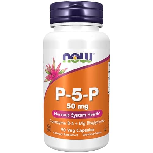 NOW Foods Supplements, P-5-P 50 mg with Coenzyme B-6 + Mg…
