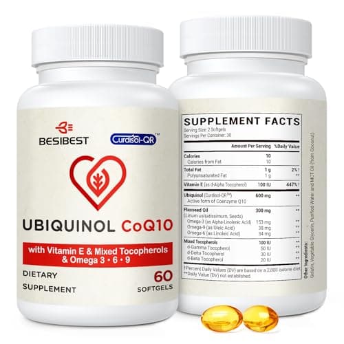 Besibest Ubiquinol CoQ10-600mg-Softgel