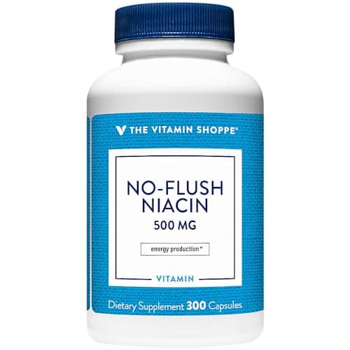 The Vitamin Shoppe No Flush Niacin 500mg - Cholesterol…