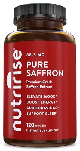 NutriRise Saffron Supplements 120 Capsules